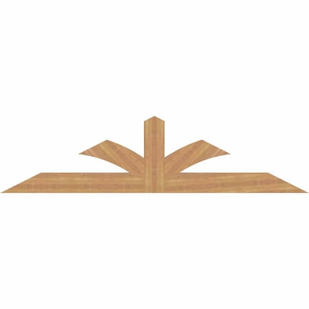 Ekena Millwork Richland Smooth Timber Gable Bracket, Western Red Cedar, 84"W x 21"H x 3 1/2"D x 5 1/2"F, 6/12 Pitch GBW084X21X0406RIC00SWR